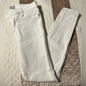 Womens Abercrombie & Fitch White Skinny Jeans